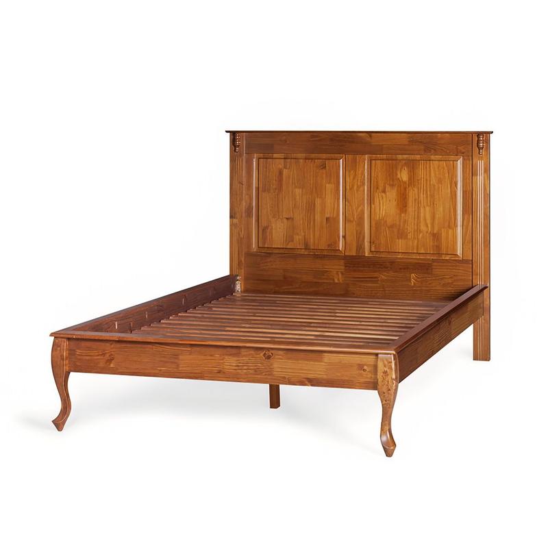 Cama de Madeira com Cabeceira Hannover - Linz - Cabeceira Cama Box